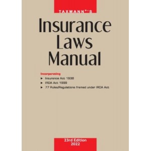 Taxmann's Insurance Laws Manual 2022